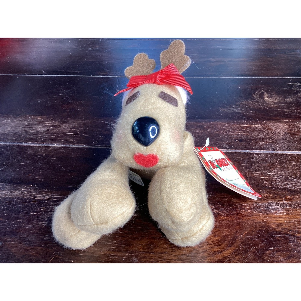 1984 Hallmark Burger King Rodney and Friends Rhonda Reindeer Plush Toy No Skirt